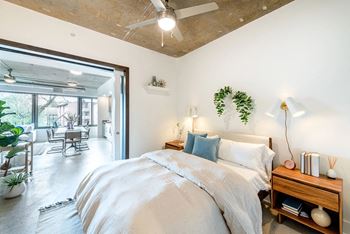 6’ Frosted glass sliding bedroom doors
